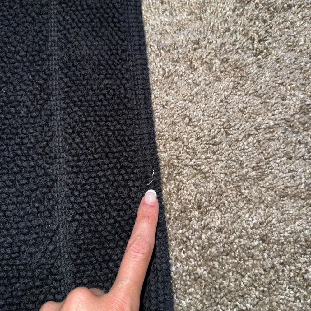 Piscatextil Bath Mat Set 2 Unisex 24x36 Black Good Organic Cotton Portugal